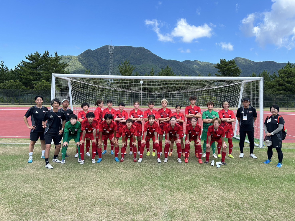 理学療法学専攻の上川准教授がトレーナーを務める広島県選手団サッカー（成年女子）が「SAGA2024国民スポーツ大会」への出場を決めました【理学療法学専攻】